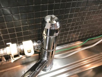 福岡水道センター 福岡市西区今宿東のお宅へ 台所蛇口のレバーハンドル交換 でお伺いしました T Co Jsowvoyhmf 福岡水道センター 台所蛇口 レバーハンドル交換