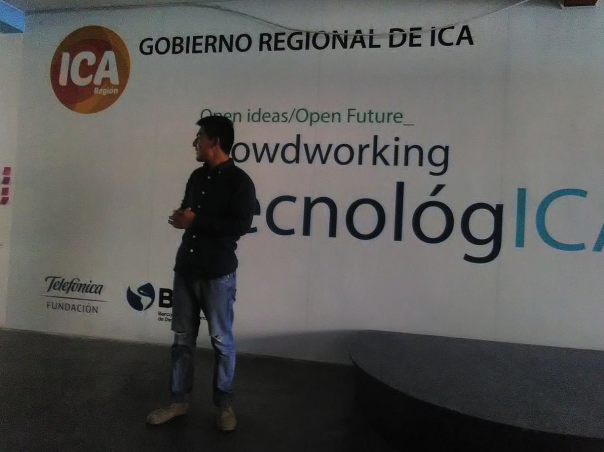 Hub_IcaOF's tweet image. ICA OPEN FUTURE_ #PitchSlam
#Crowdworkers practicando su #PitchElevator. Se preparaban para la presentación del #OpenFutureTalk que realizamos hoy en #TecnológICA.
Postula hasta el 25 de mayo 2018 en: bit.ly/2KeB8AN @Gore_Ica @FundacionTefPe @el_BID @PeruOpenFuture_