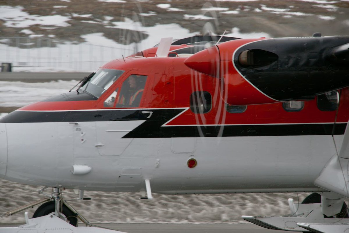FrankReardon1's tweet photo. Leaving #Iqaluit #Nunavut a #TwinOtter 338 - DHC-6-300 #CFDHB by #KennBorekAir with Ski Kit on MAY.23.2018 @TwinDhc6300 #YFBSpotters https://t.co/F97qq9IAsJ