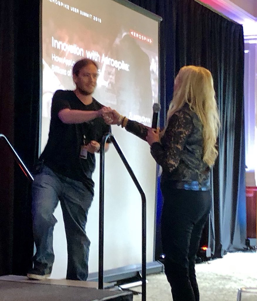 aerospikedb's tweet photo. Rob Russo explains how @AppLovin uses @ApacheSpark and @aerospikedb as cross-functional foundation to reduce query time by 750x and backup time by 80% #bigdata #performance #CIO #HybridMemoryDB https://t.co/YuaMHyzONf