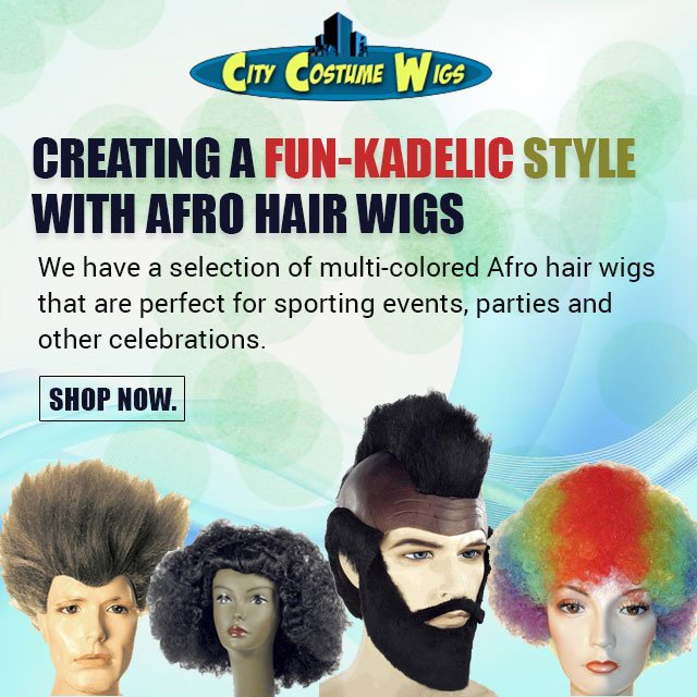 CityCostumeWigs's tweet photo. If you are looking to recreate a period of #fashion, we have the best #Afrohairwigs for you. Choose from a wide variety of options - Celebrity and Character Afro Wigs, Fun Afro Hair/Wigs and more. https://t.co/32k5inbXcA
#wigstyling #costumewigs #cosplaywig #partywigs https://t.co/YZBNPhXF7J