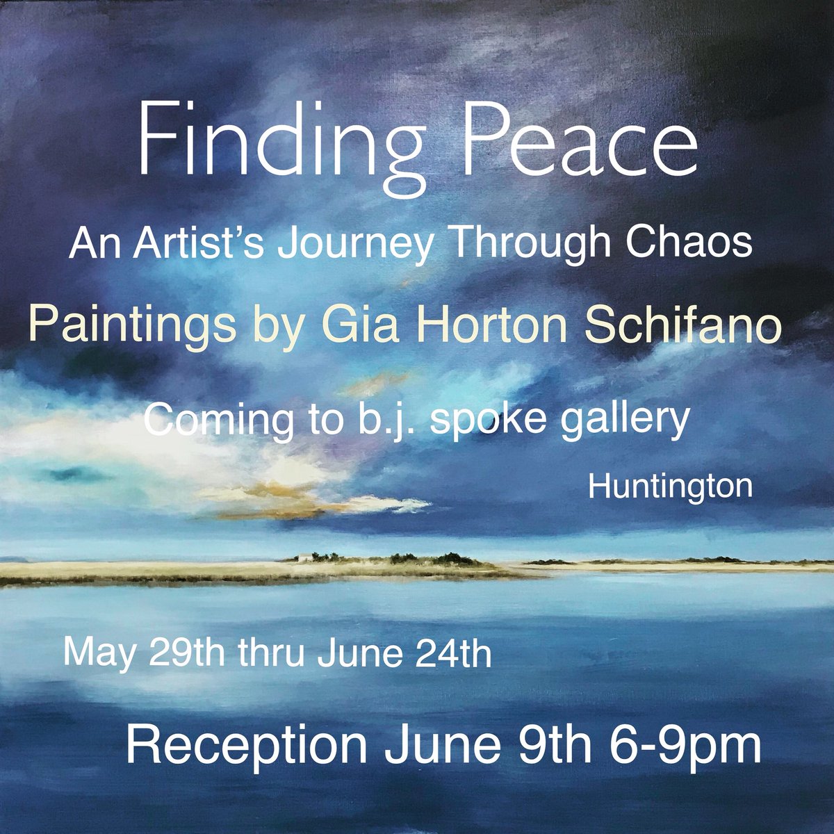 giahortonart's tweet photo. My solo exhibit opens next week! Hope to see you there! Reception June 9th 6-9pm 🎨 #findingpeace #artislife #arted #artshow #createforlife @WilletsRoadMS @WheatleySchool @danspapers @NewHydePkPatch @nytimesarts @FiOS1News_LI @newsday @SouthamptonPres https://t.co/V2oV02tR96