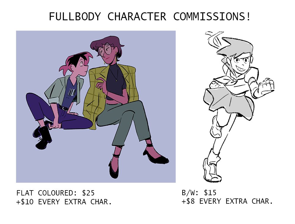 HI I'm opening commissions!! 5 slots!! if interested please either DM or email me at jonnali.art@gmail.com!!! (RTs❤️) 