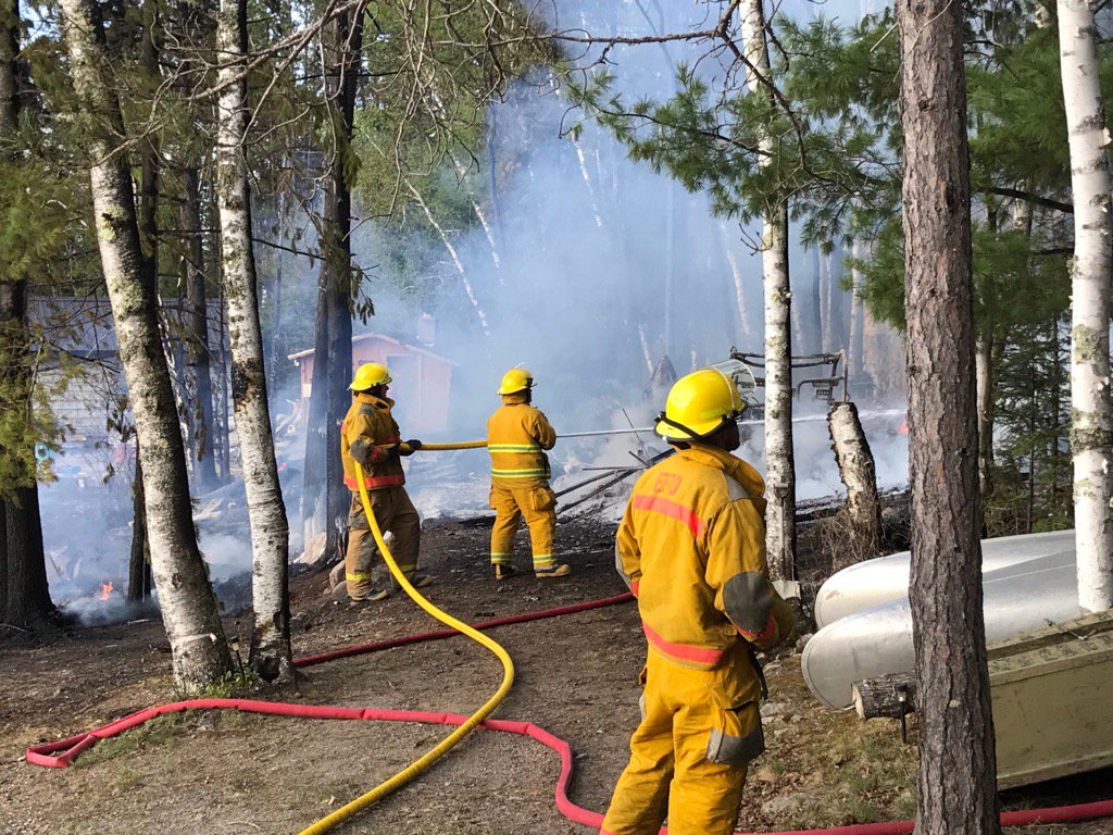 elyecho's tweet photo. Luckily the winds were calm and the fire didn't take out any cabins. https://t.co/DcQfjeF4p3