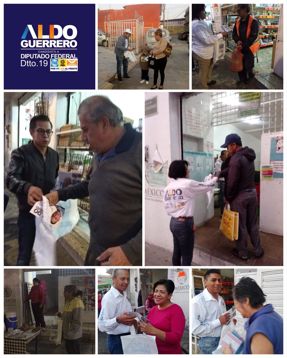 Desde muy temprano estamos recorriendo #Tlanepantla #PAN #PRD #MovimientoCiudadano #YoSoyAldo #RescatemosTlalnepantla