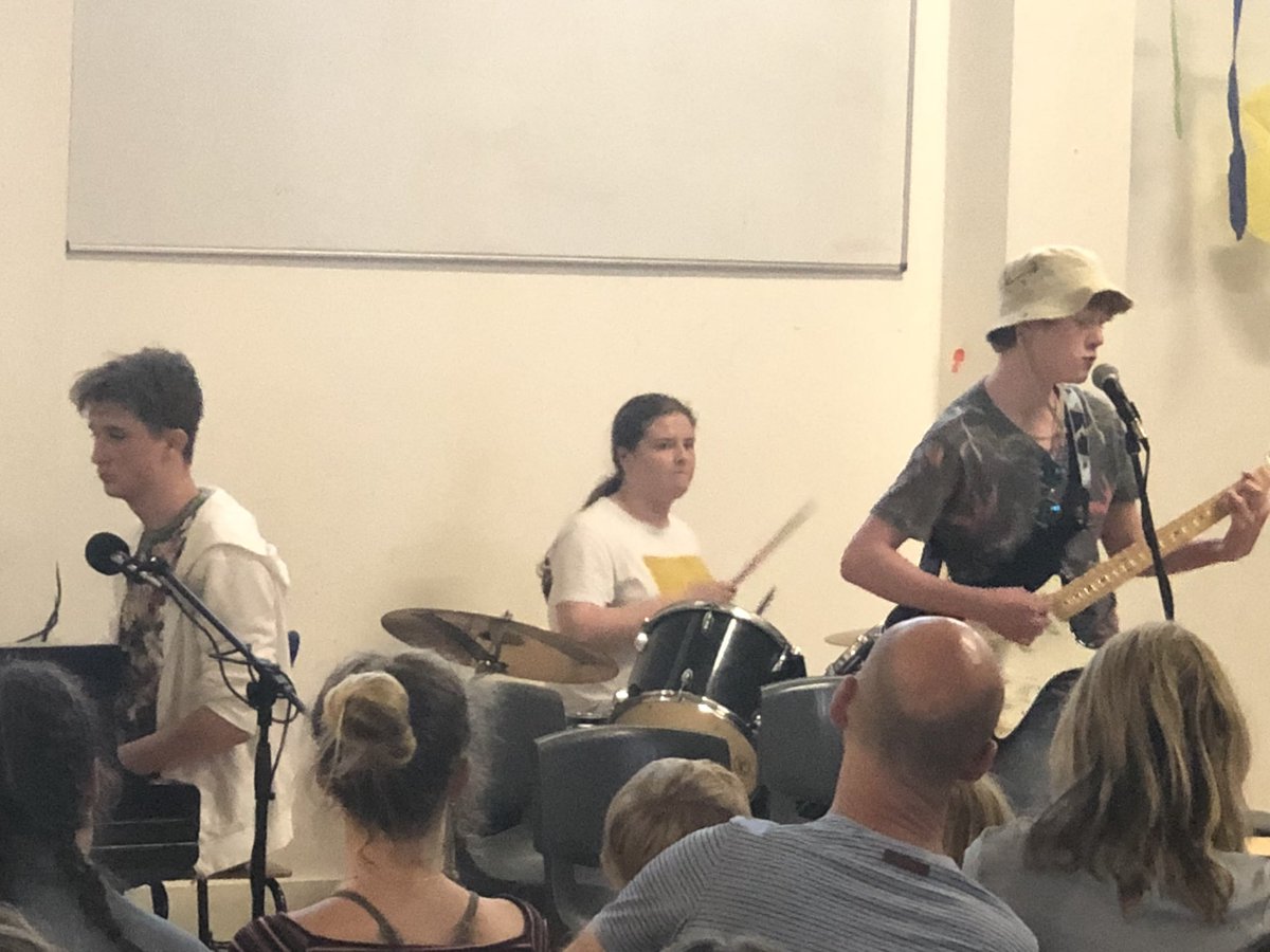 Col_Iognaid_SJ's tweet photo. Incredible talent on show tonight in the school. Annual school concert raising funds this year for JRS @JesuitRefugee. First year to sixth years all showing off in front of a big crowd. #jesmusic #jrs #allkindsofmusic https://t.co/W7hjvnBThP