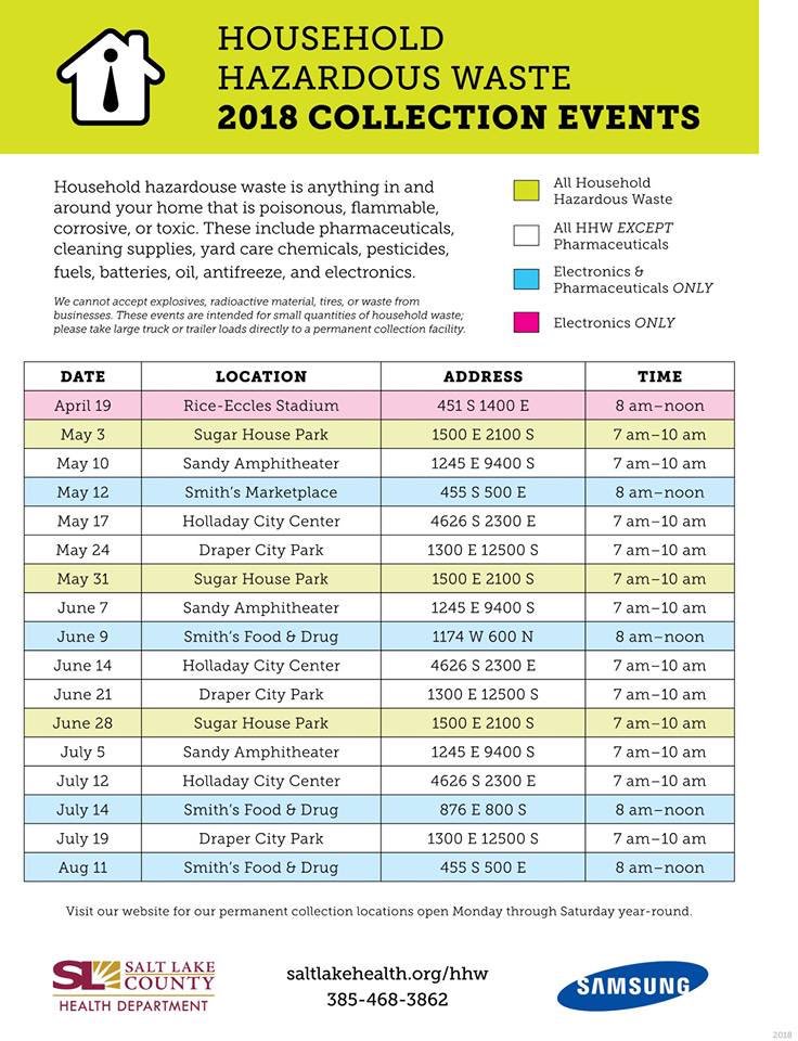 ActionTeamUtah's tweet photo. Check out the calendar to find the closest drop off area to you. https://t.co/lcQP5LdV8j