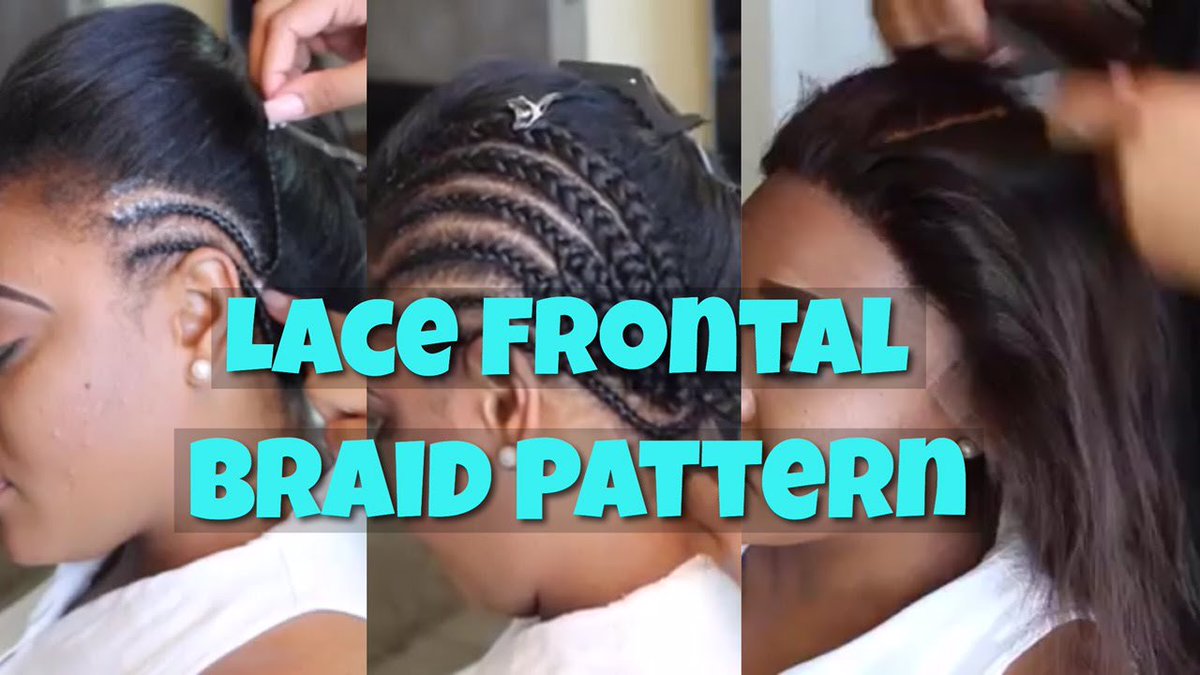 BlackHairInfo's tweet image. DIY Braid Pattern for a Lace Frontal Plus More [Video] blackhairinformation.com/video-gallery/… #braidpattern
