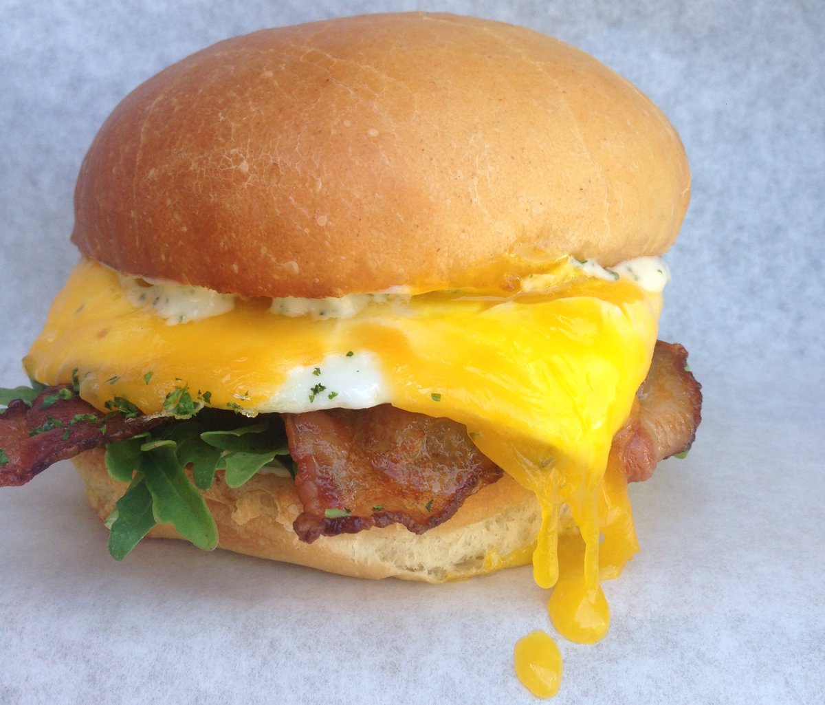 GluttonyPDX's tweet photo. We're open at our new location at 3214 SE 50th Ave. 7 days a week 
#pdxfoodcarts #pdxfood #pdxeats #pdxbreakfast #portlandoregon #eggsandwich #yolkporn https://t.co/diX0Wr8Fn5