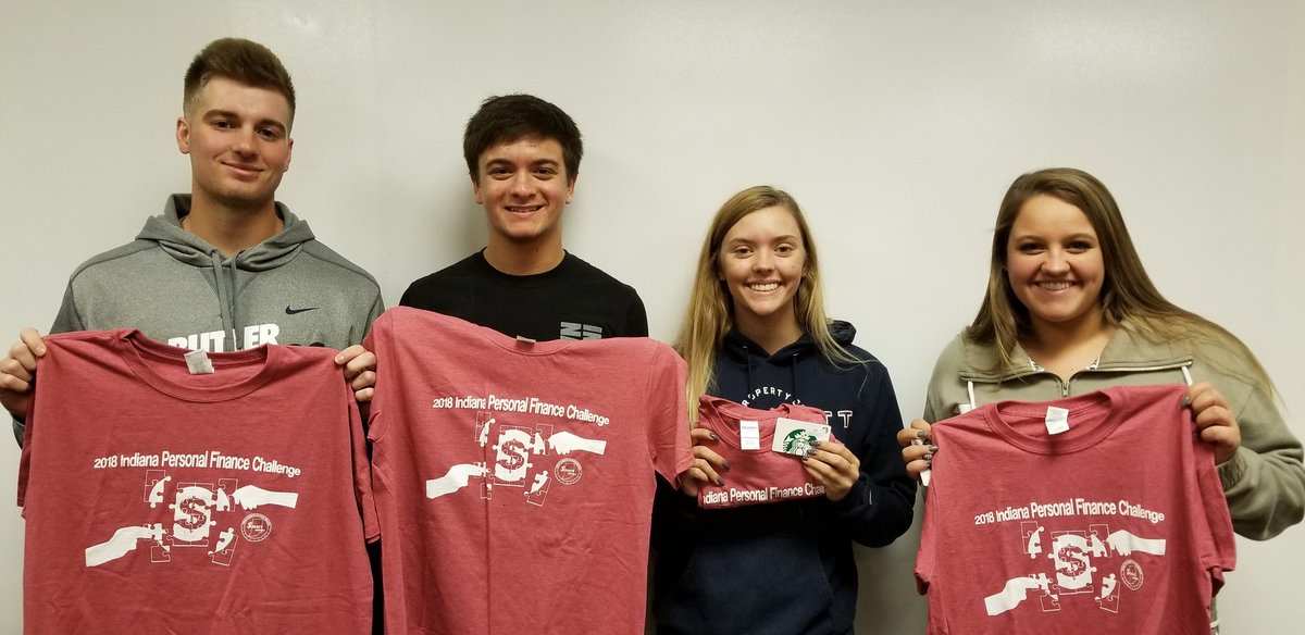 BrienneSprunger's tweet photo. Congrats to our highest scoring Indiana Personal Finance Challenge team. They placed 8th in the state! #I.C.E.Stories https://t.co/YJcYTBbfkQ