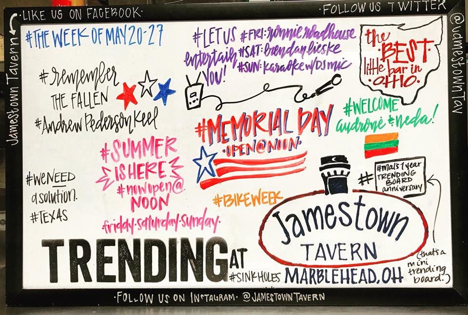 Here’s what’s #Trending this week at Jamestown!