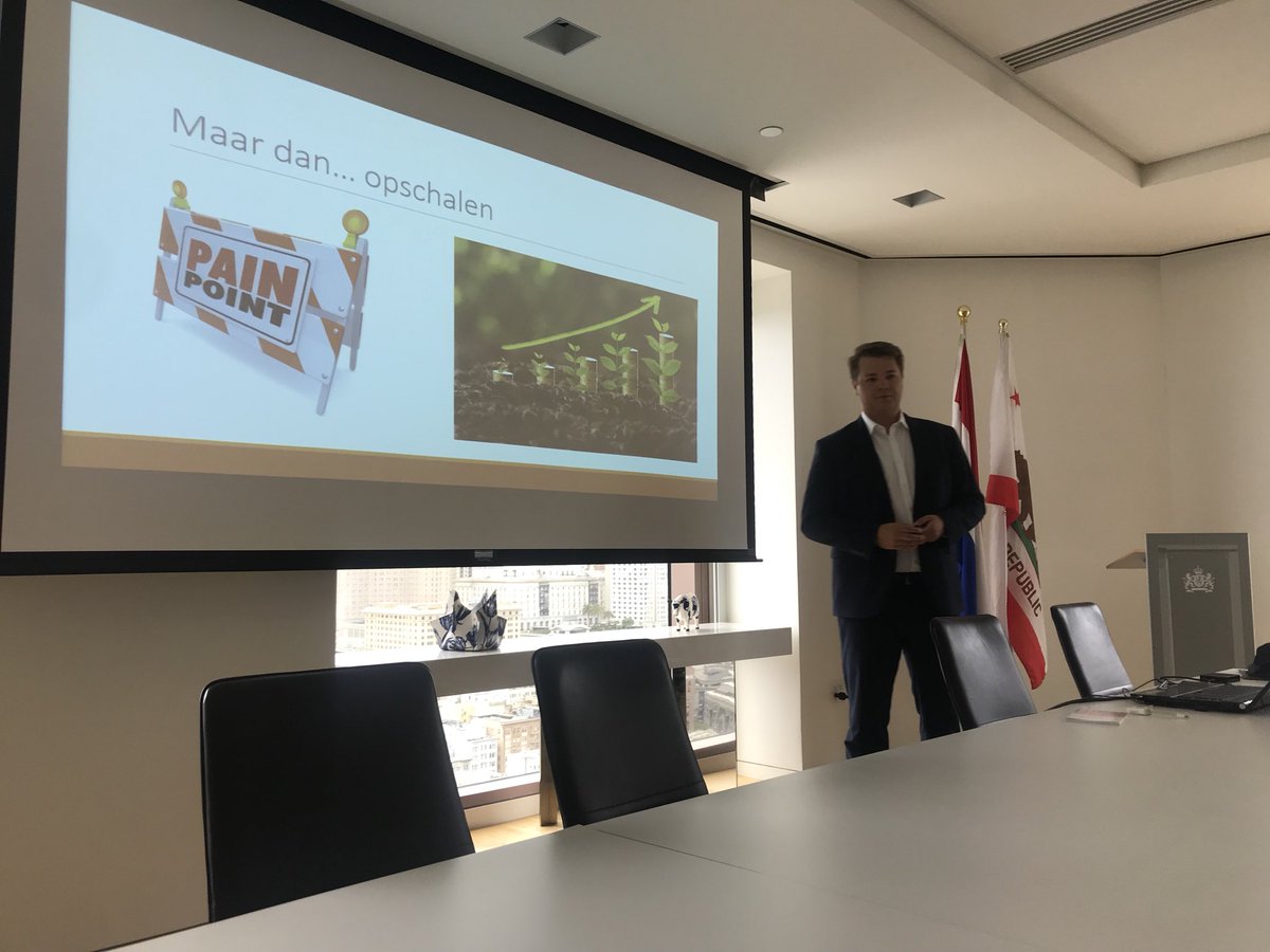 Final presentation of the <a href="/IAnetwerk/">Netherlands Innovation Network</a> trainee Bob Hengeveld on his reseach on bio-based chemicals. Thank you for your hard work and good luck!