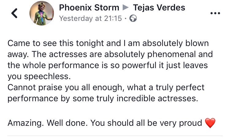 KitchenerKat's tweet image. 2 nights down! 3 to go! Don’t miss your chance to see this show! Tickets: bit.ly/2rHyo6v #tejasverdes #actor #actorslife #theatre