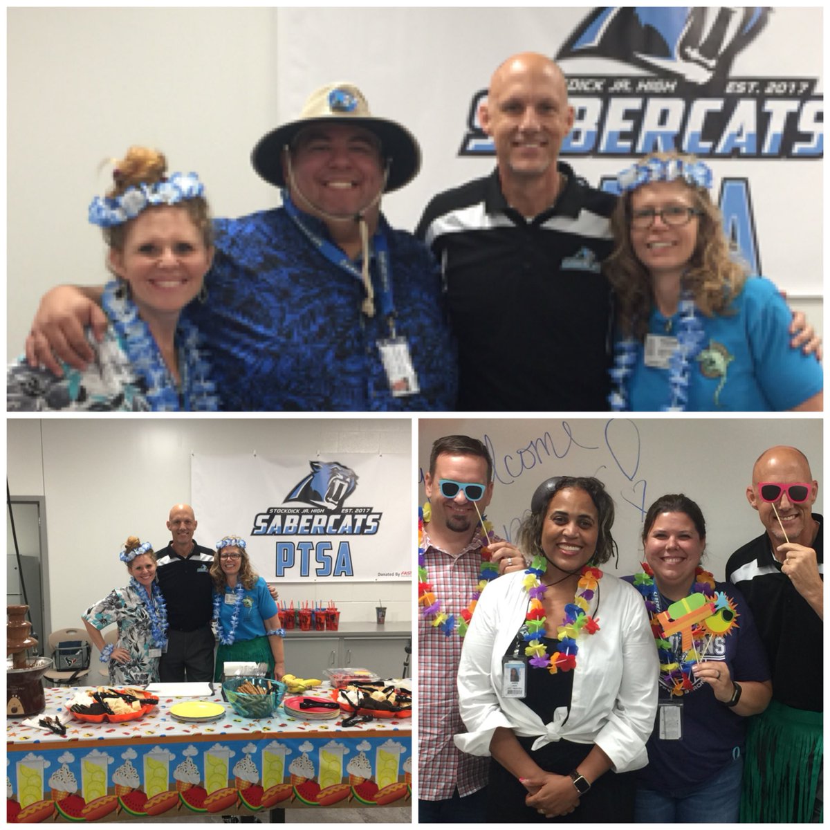 MarkMccord10's tweet photo. Our @stockdickjhptsa is sending our staff off with a fun fondue treat @SJHCats We are blessed to have such amazing parents!!! #FirstYearFire π₯ #SJHCats https://t.co/ok7skjPXzK