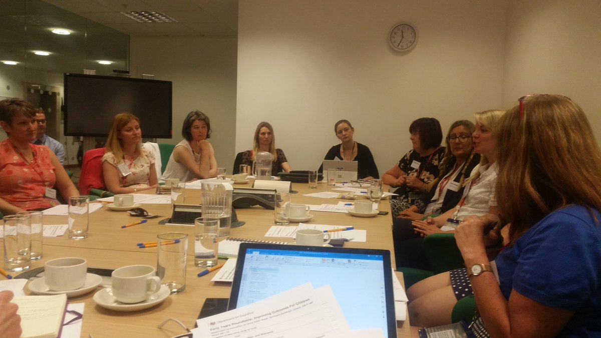 DethridgeKate's tweet photo. Great round table event with members of the Early Years policy team and EYFS practitioners from across the region. We learned so much! Thank you for your wonderful insight and contributions. https://t.co/EV0L6gcq08