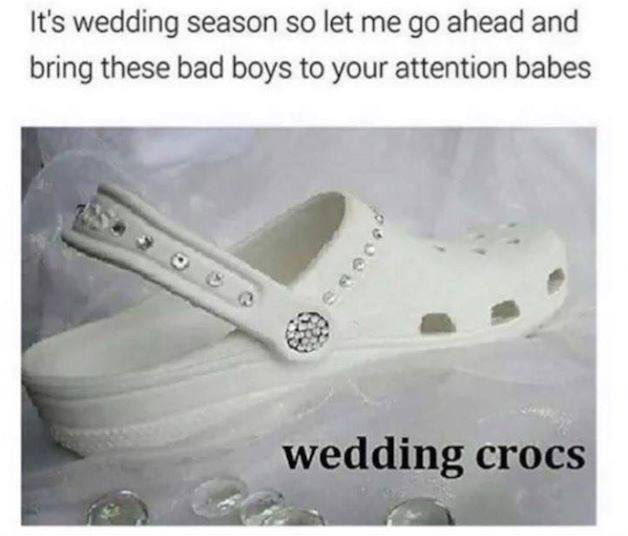 wedding crocs uk