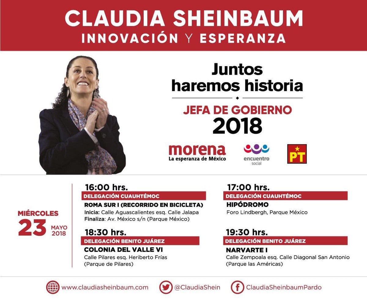 faustocarbajal's tweet photo. #lomásleído Hoy el #Camarón @AlfredoHRaigosa acompañará a una #Rodada a la próxima Jefa de Gobierno @Claudiashein Vamos a sumarnos todos!por un medio de transporte no motorizado y sustentable 👇Aquí la info LOS ESPERAMOS! vamos desde #Iztapalapa @Redes_MORENA @morenaestatalDF 🚲 https://t.co/Bxltf2I9Qd