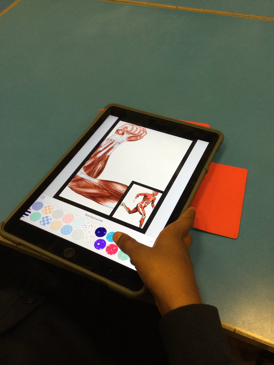 EPSMissMHardy's tweet photo. Y3 were using the apps that we have looked at so far this year to produce information pages about #muscles in Science today. Thanks to a Y3 #iPadexpert for the photos 📸! 👍🏼#edtech #crosscurricular #superlearners 🌟👍🏼😊@Gaynor_Spence @Eastfield_EN3 @EPSChrsTheo https://t.co/VZ2z2OlHq1
