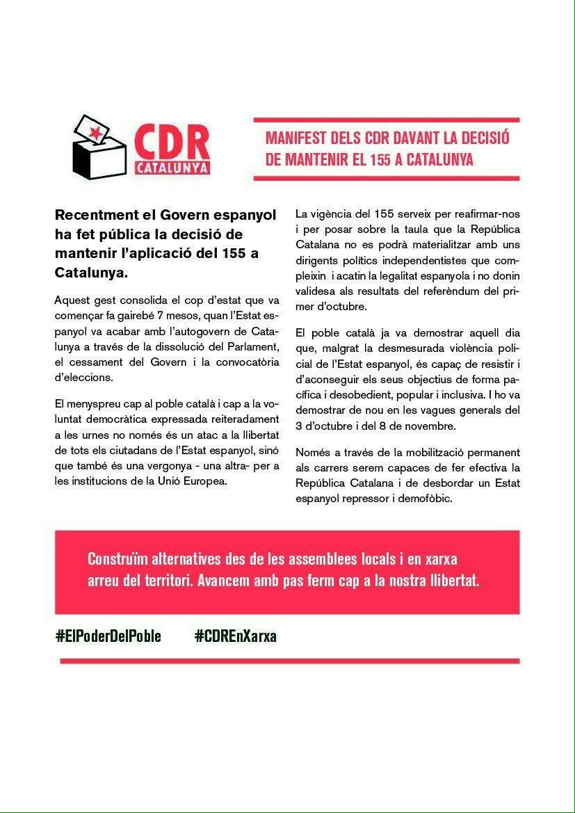 cdr_LaValldan's tweet photo. Ni callem ni callarem. Tenim la dignitat i #ElPoderDelPoble https://t.co/vCHivqizMo