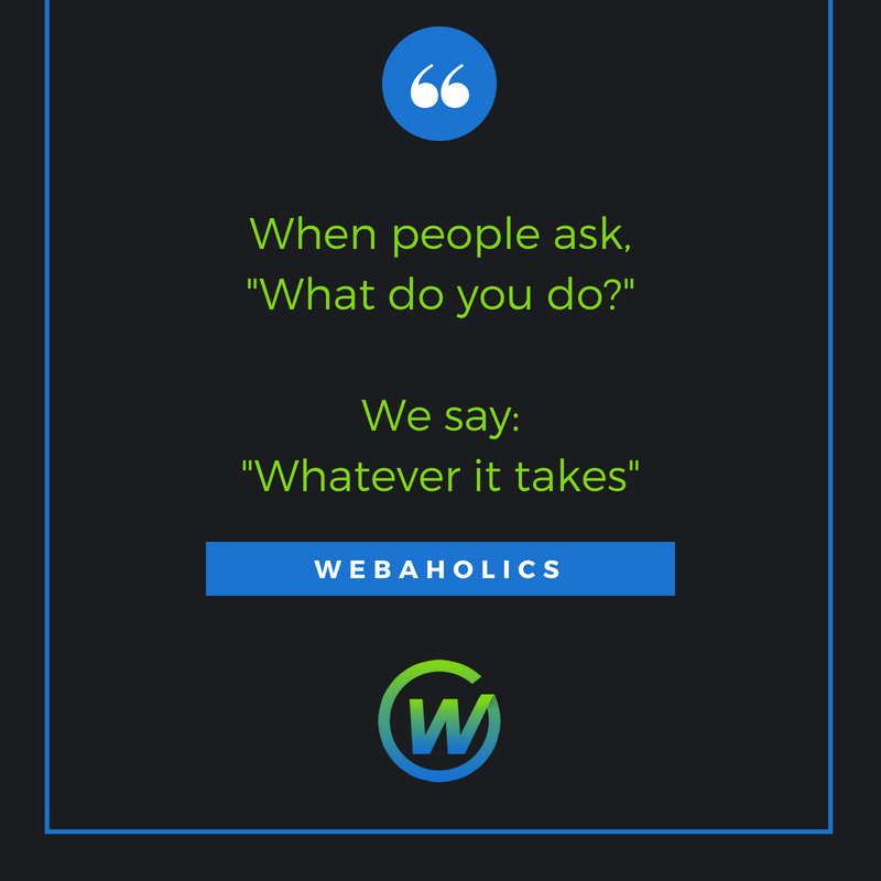 webaholicsteam's tweet photo. We are serious when it comes to getting the job done. We know what we can do and we know that we can get you there. We are proud to offer services that will get your business and ideas to the next level.
.
.
.
#WebaholicsTeam #ServiceElevated #SaltLakeCity #quotes #work #success https://t.co/S6MHQDMXCz