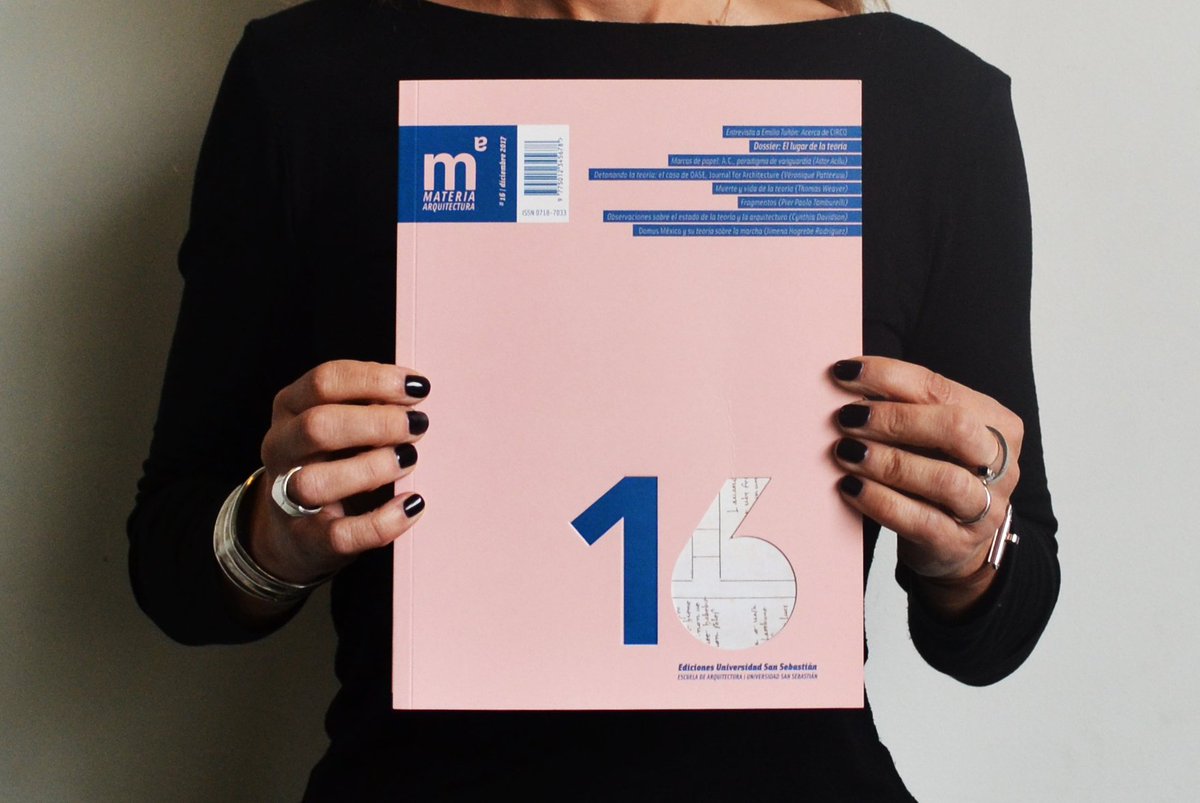 HOY 7:30pm tod@s invitad@s al lanzamiento de <a href="/revistamateria/">Materia Arquitectura</a> #arquitectura #16 en <a href="/EAUSS_Santiago/">Arq. USS Sede Stgo.</a> (Bellavista #7, Recoleta). No se lo pierdan!