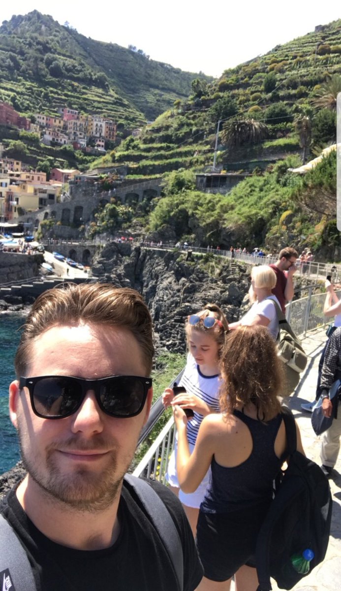 Emrys_Inter's tweet photo. Italian 🇮🇹 Adventure continued ... Cinque Terre 🏖 Pizza 🍕 and Gelato  🍦 https://t.co/AiQGeBNeqs