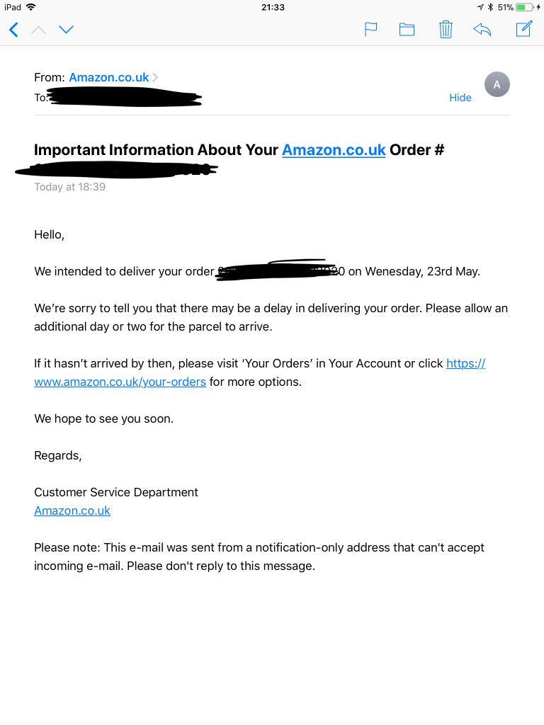 Really <a href="/AmazonUK/">Amazon.co.uk</a> ? My parcel is in the shop - I know because I asked. But I can’t pick it up without a barcode, which I don’t have because according to you it hasn’t yet been delivered 😡 I also paid extra for it to be delivered between 7&amp;9am!