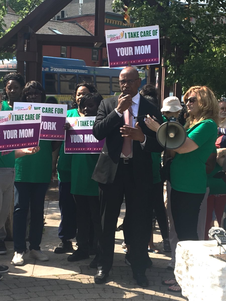 “We will show our support publicly!” Home care workers are woefully underpaid for their service to our families and communities. It’s time for change.