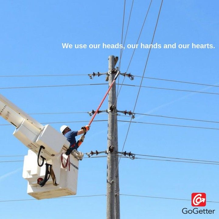 We use our heads, our hands and our hearts. buff.ly/2rvlb0w #GoGetterNation #GoGetter #workhard #lineman #linelife #linemanJobs #linework #bluecollar #bluecollarbrotherhood #construction #jobs #skilledtrades #skilledtradejobs #tradejobs #buildingamerica