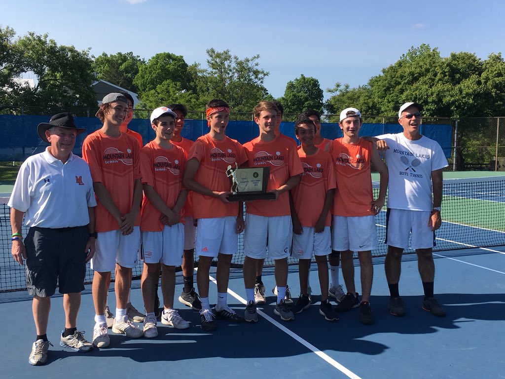It’s <a href="/NJSIAA/">NJSIAA</a> Group I #NJTennis three-peat for Mountain Lakes. <a href="/MLHSLakers/">MLHS</a>