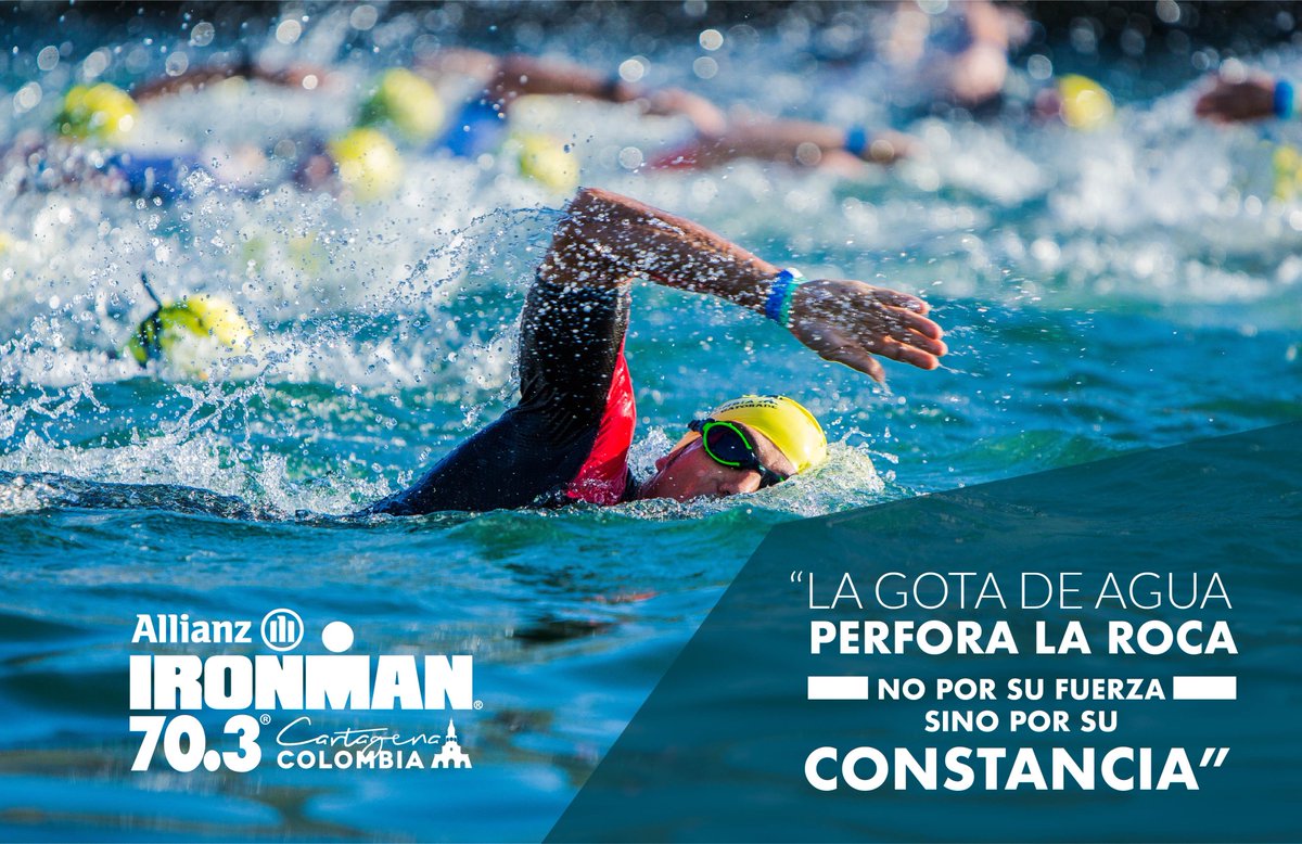 "La gota de agua perfora la roca, no por su fuerza, sino por su CONSTANCIA!!!" Los esfuerzos de cada día se convertirán en las victorias de mañana!
Cartagena tu meta! Inscríbete ahora: ironman.com/cartagena70.3 #timetostart #ironman703cartagena #triathlete #swimbikerun
Foto: <a href="/mibuc/">Michael Buchmann</a>