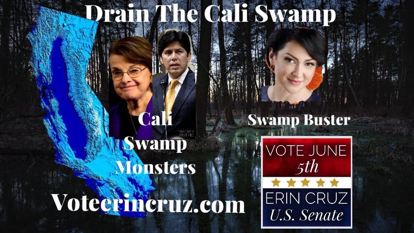 skramerbyu_82's tweet photo. ๐ฅ๐จTime is now to #FireDiFi and drain the California swamp #SwampBuster
๐บ๐ธ @RealErinCruz will #MakeCaliforniaGoldenAgain #USSenateErinCruzCA ๐บ๐ธ๐ฝ
Support & vote ๐๐
https://t.co/GLDLX6B9Kr
@TeamErinCruz @caligirl1909 @CaliConsrvative
#AmericaFirst #KAG https://t.co/jq6wkwmIPx
