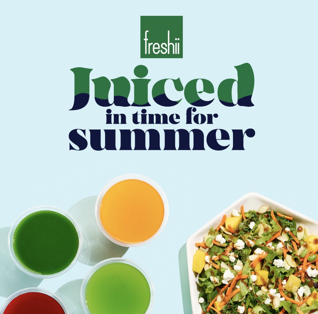 FreshiiELakeRd's tweet photo. Summer's around the corner! On May 29th, come cleanse with us @FreshiiELakeRd #JuicedinTime. https://t.co/Js6I4PRn2M