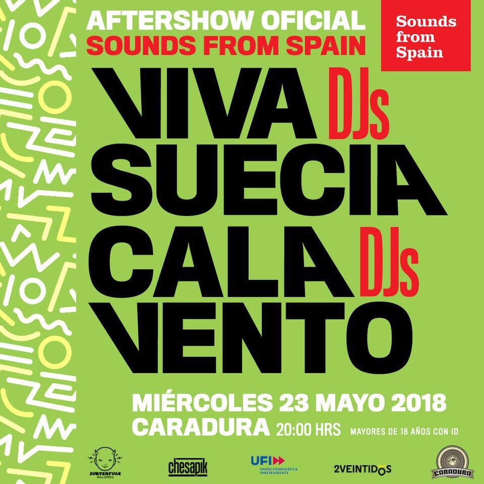 caraduramx's tweet photo. ¡Aquí es la fiesta HOY después del show de Viva Suecia y Cala Vento!

Ambas bandas estarán poniendo música para tenernos bailando hasta que nos corran 👏🏼🔥

#AfterOficial #SoundsFromSpain 
8 PM|No olviden su ID. https://t.co/Z1B12gvkBe