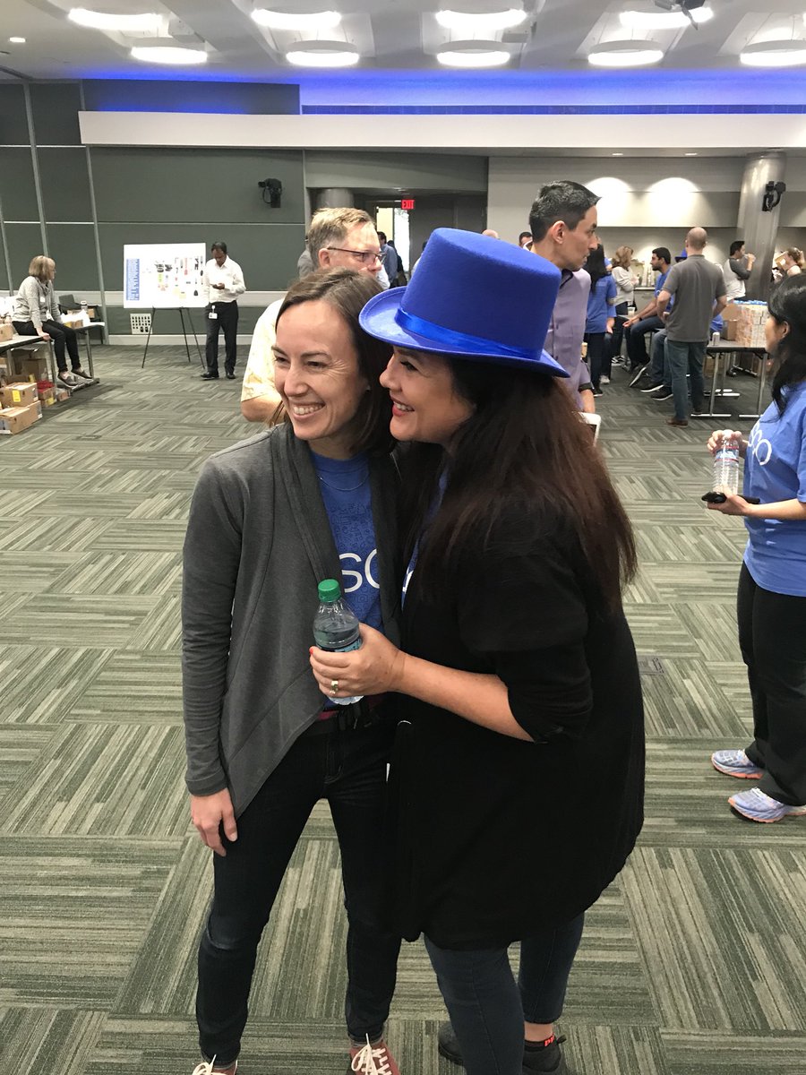 DSTNHome's tweet photo. Over 250 employees from @Cisco Global IT team #WWITMO gathering to build “welcome home” kits for the future residents of 134 supportive housing units at Second Street Studios! #itsuptous #endhomelessness https://t.co/assikHHCJ0