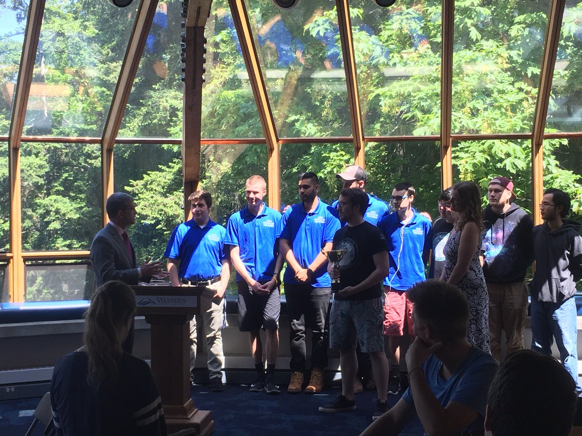 WWUGOV's tweet photo. Exciting day at Western as #WWU's Cybersecurity Team celebrated its second-place finish at the Pacific Rim Collegiate Cyber Defense Competition and presented the trophy on campus
https://t.co/4WkoxMfMbK
#waedu #waSTEM https://t.co/Rdh1lD2eP7