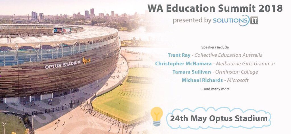 #WAES is finally upon us! Are you ready to hear from some of Australia’s #edtech royalty? We <a href="/Solutions_IT/">Solutions IT</a> certainly are! <a href="/ray_trent/">@ray_trent</a> <a href="/t_amarasullivan/">Tamara Sullivan</a> <a href="/CWMcNamara/">Chris McNamara</a> <a href="/mlobrien1/">Mary-Lou O'Brien 🗯️</a> @edtechmarshall <a href="/anthonyspiteri/">Anthony Spiteri</a> <a href="/Jbyway/">Jason</a> and more #AussieEd