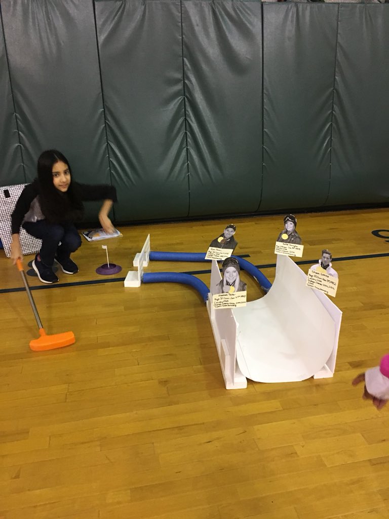 NantucketES_CA's tweet photo. We LOVED playing our mini golf holes that we researched, constructed, and tested this week! #stem @Nantucket_Fifth https://t.co/VGH7SEyiJ5