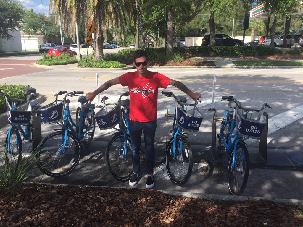Peter (@petewatson77) on Twitter photo Thumbs down for these lightning bikes. This <a href="/capitals/">Washington Capitals</a> fan is not riding one of these. Thumbs down for these lightning bikes. This <a href="/capitals/">Washington Capitals</a> fan is not riding one of these.