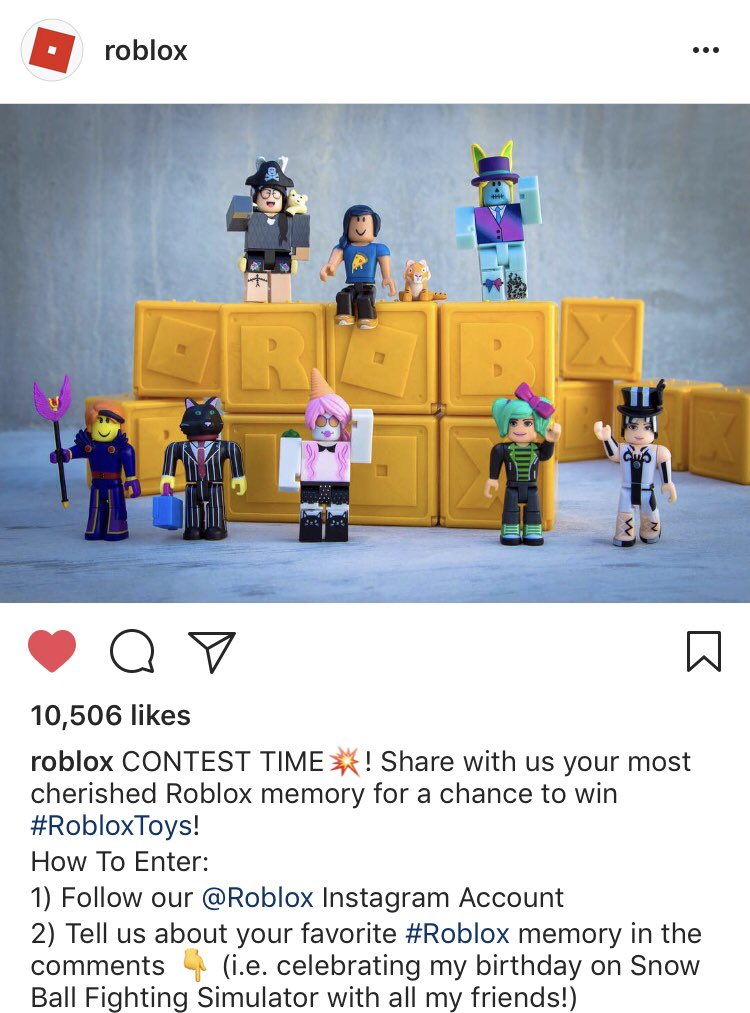 Roblox on X: Head over to our latest post on Instagram for a chance to WIN  #RobloxToys! 📢  📸 #Roblox   / X