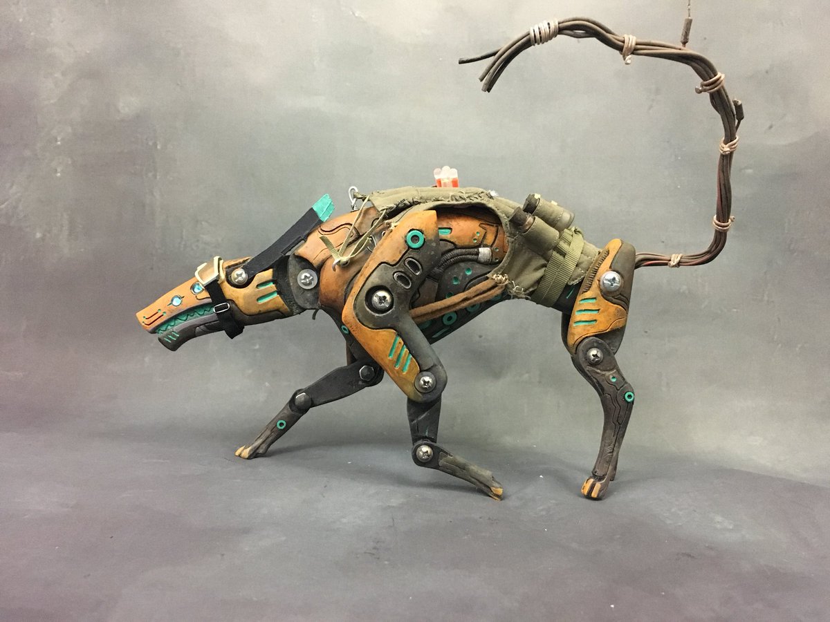 missmonstermel's tweet photo. The first H.U.N.D Unit is up for grabs! This poseable handmade figure can be purchased through the link in my profile or here: https://t.co/ZDJ8ULoquc the story behind these guys is in the shop listing, please give it a read! #missmonster #missmonstermel #hundunit #arttoy https://t.co/QwwuEXNrse