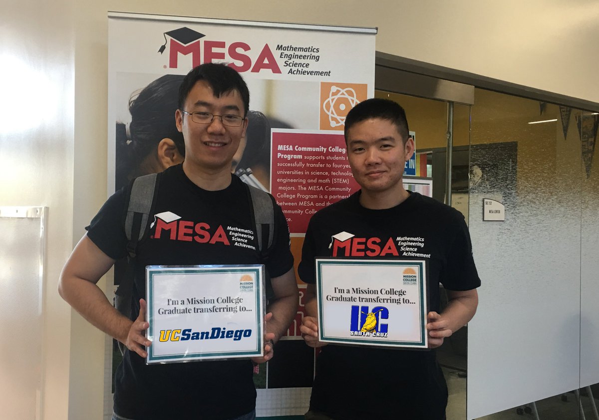 go2MissionSC's tweet image. From all ends of the @UofCalifornia system our #students are headed to @ucsc #ucsc #thinkucsc and @UCSanDiego @UCSDAdmissions #gotritons

Showing off our #transfer #success! @CalCommColleges @CCC2UC
