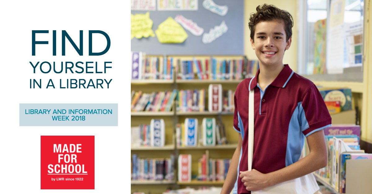 madeforschool's tweet image. Celebrate Library and Information Week with one of our great library bags.  Discover our range and save money on fines by protecting your books.blog.madeforschool.com.au/celebrations/2… #LibraryBags #AvoidTheFines #SchoolBagsOnline c#SavingLibraryBooksOneBagAtATime