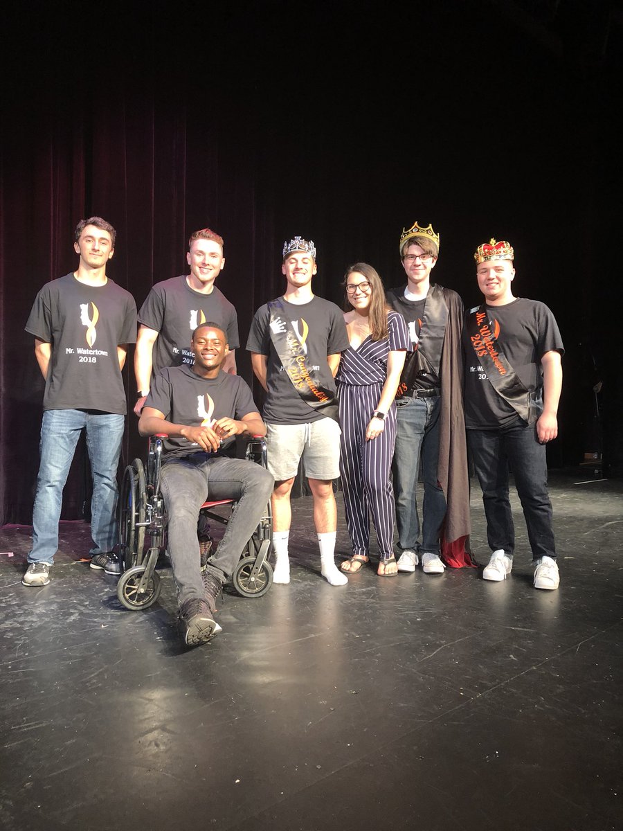 Great job by everyone in <a href="/MrWatertown/">Mr. Watertown</a> tonight! Special thanks &amp; congrats to <a href="/emily00hill/">Emily Hill</a> for putting it all together! #WHSnow