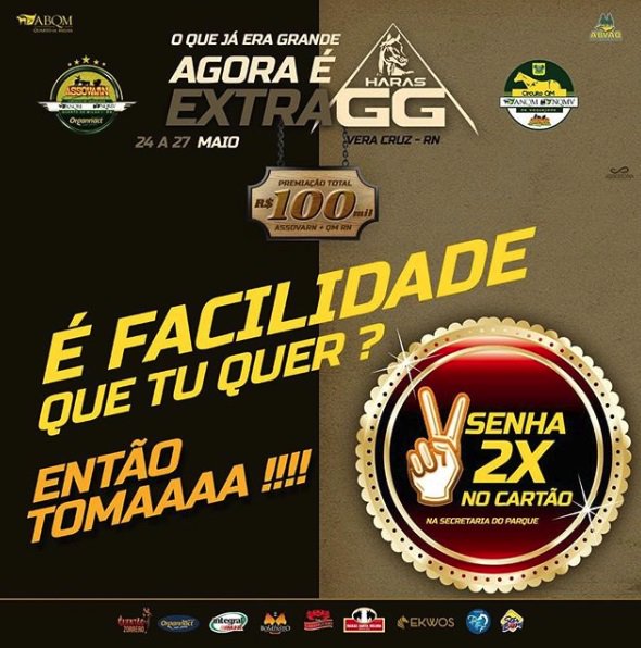 portaldoequino's tweet image. No @harasgg o competidor tem a facilidade de pagar a senha em 2x no cartão de crédito
.

#HarasGG #Assovarn #Anqm #Nqmv #vaquejada #portaldoequino