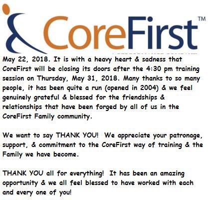 _CoreFirst_'s tweet photo. THANK YOU, THANK YOU, THANK YOU. To ALL those amazing people that were a part of our awesome community that we call our "CoreFirst Family". Much Love. Let's go!!! #_corefirst_ #corefirst #corefirstfamily #thankyou https://t.co/XxiaKxXbAc