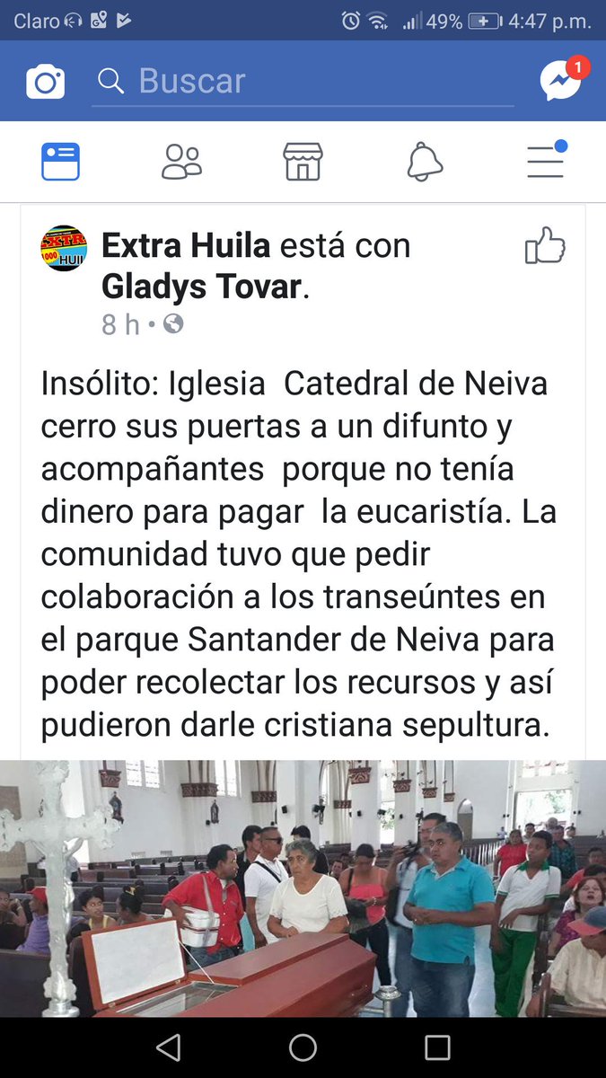 DOMINGARAMOS's tweet photo. @Pontifex_es Esto pasa en Colombia https://t.co/wigLj5JBd2
