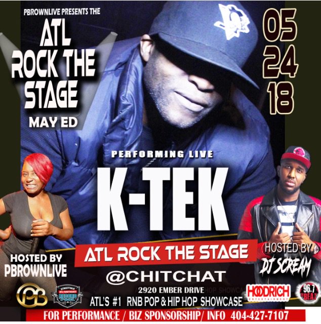 KTEK29's tweet photo. Salute #PBROWNLIVE & @djscream, ya boy will be LIVE wit #200ondadash tomorrow at #chitchats #atlrockthestage ✔️@iamGinaLove 💰💯 https://t.co/bY7WAJQr2w