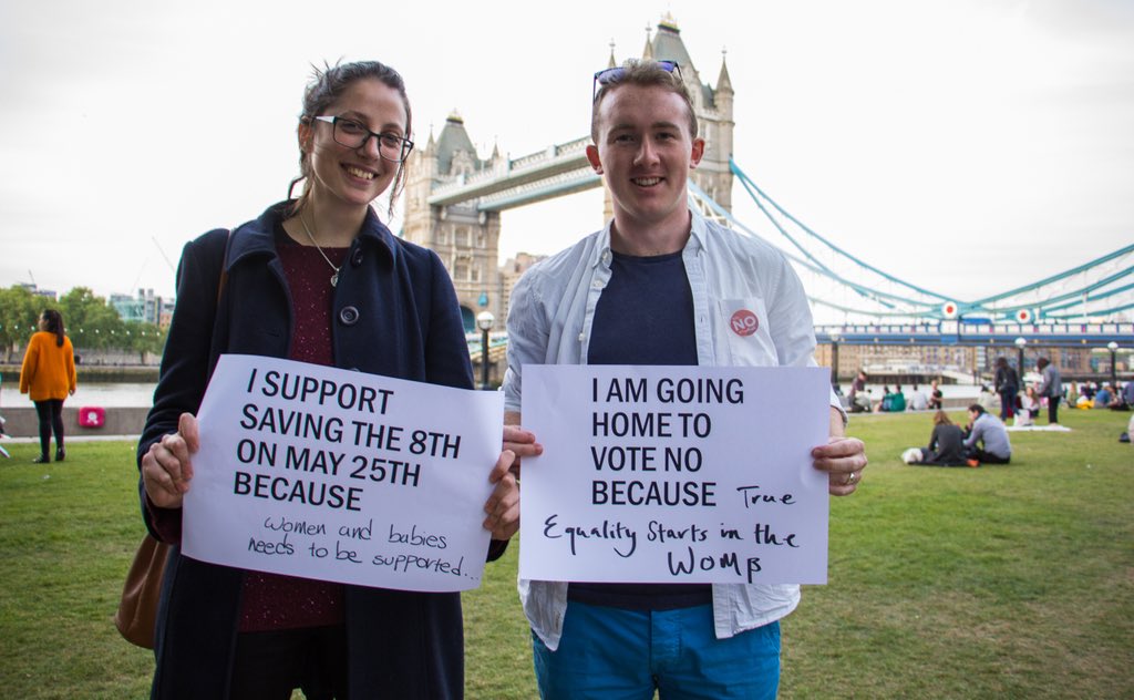 LdnIrishU4L's tweet image. Why do you support saving the 8th? Send us your photos 💚

#VoteNo #PKShow #TV3