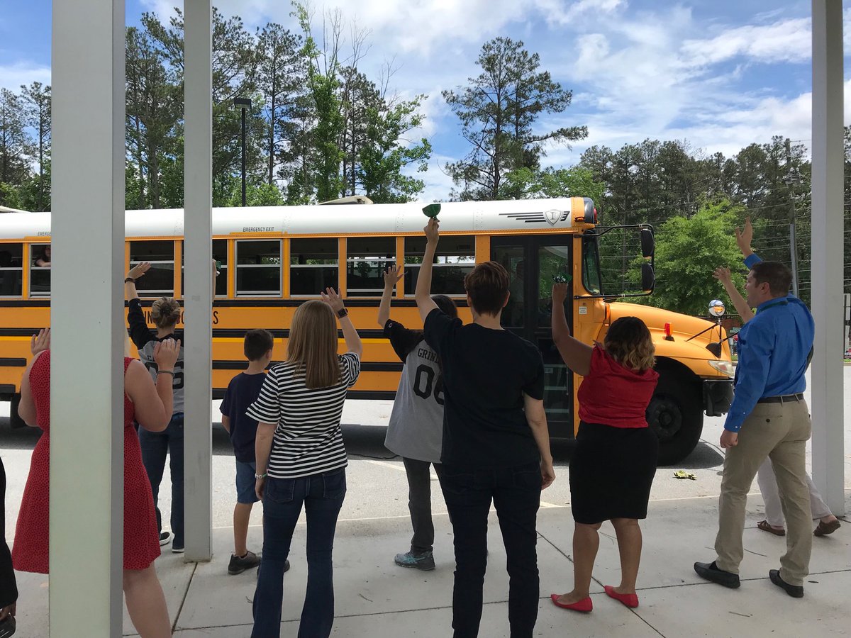 Keeping the tradition going and saying good-bye to our kids!  Have a great summer everyone!!